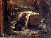 Landseer, Edwin Henry The Old Shepherd's Chief Mourner Spain oil painting artist